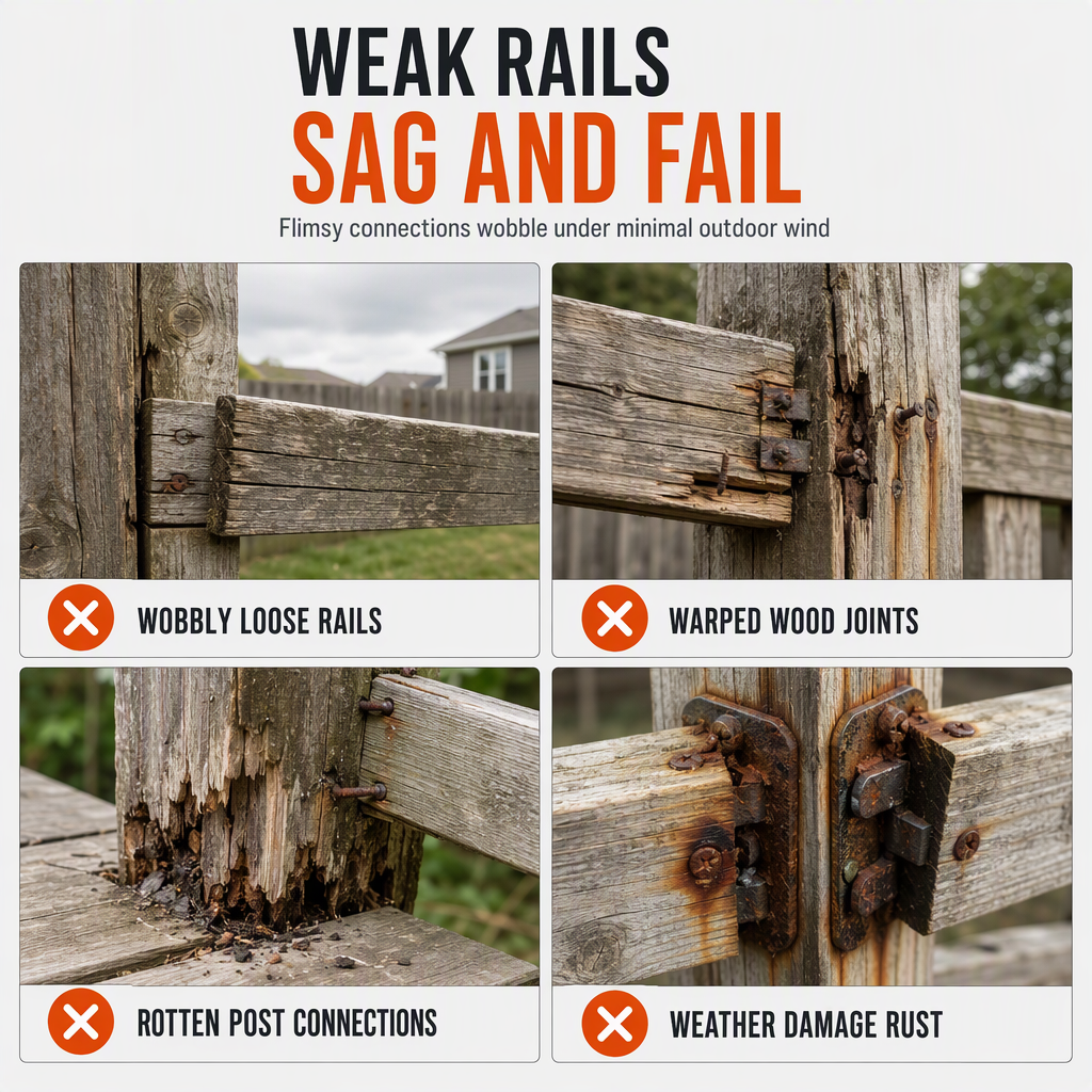 2x4 Inch Wood Fence Post Brackets Railing Wood Post Anchor Bases