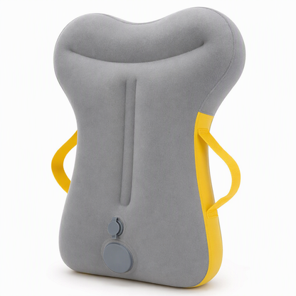 Portable Inflatable Travel Pillow Foldable Upright Face Down Sleeping Pillow for Airplane Car Camping and Office Naps