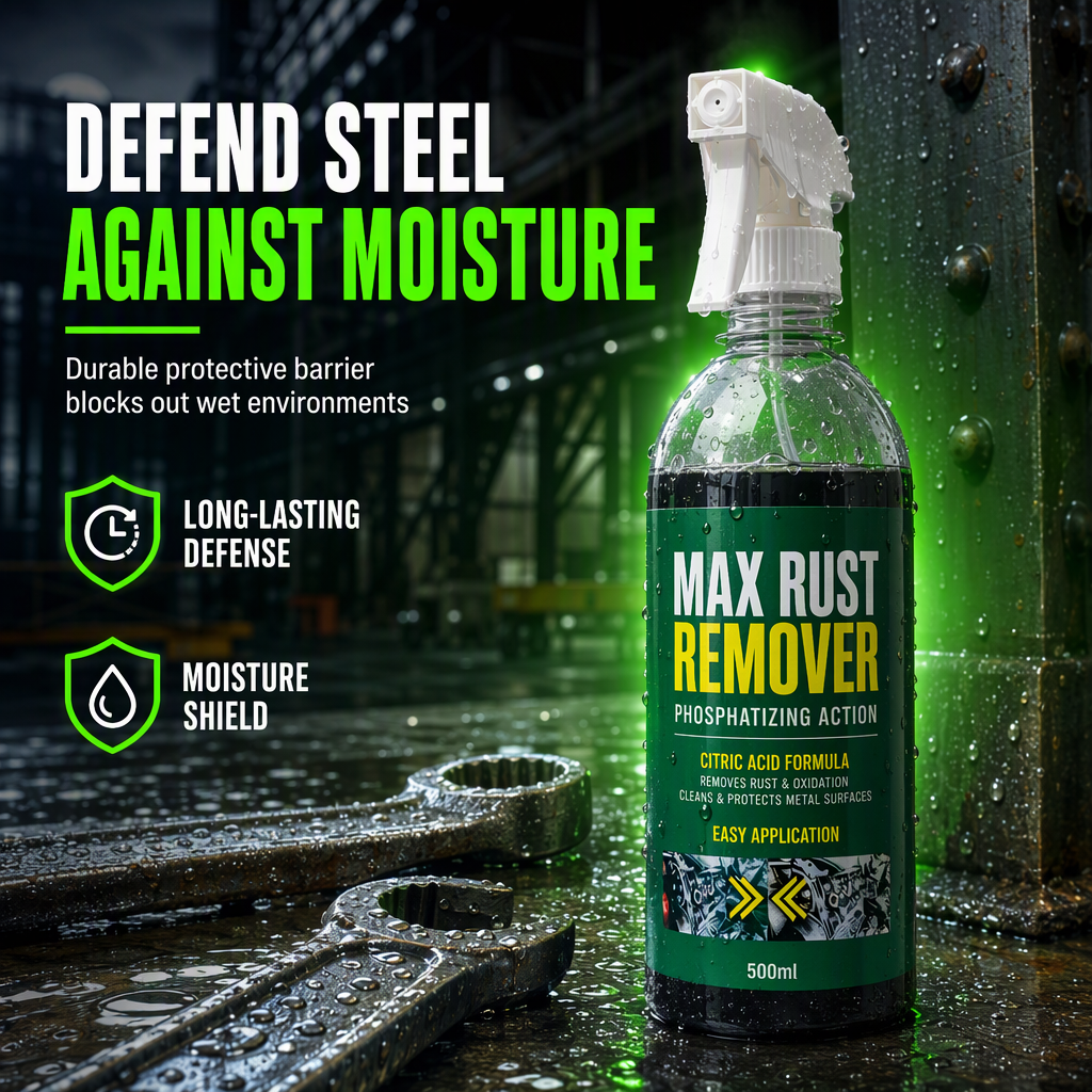 ✨ 3-in-1 Rust Remover & Phosphating Agent — Degrease, Remove & Prevent 💨