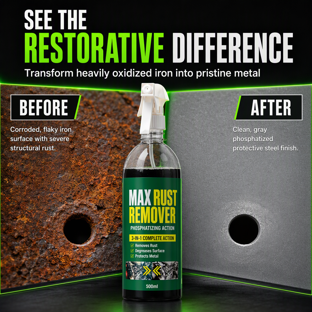 ✨ 3-in-1 Rust Remover & Phosphating Agent — Degrease, Remove & Prevent 💨