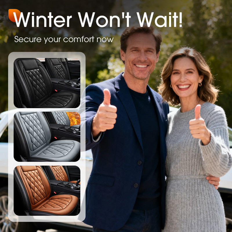🥳2026 HOT SALE🥳💞50K+ SOLD! 🚗🔥 50% OFF! Intelligent Car Seat Heating Pad – 30-second rapid heat, full back & seat coverage, high/low settings, non-slip & flame-retardant. Cosy winter drives! 🛡️✅