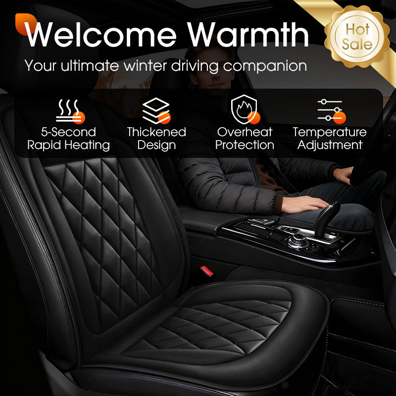🥳2026 HOT SALE🥳💞50K+ SOLD! 🚗🔥 50% OFF! Intelligent Car Seat Heating Pad – 30-second rapid heat, full back & seat coverage, high/low settings, non-slip & flame-retardant. Cosy winter drives! 🛡️✅