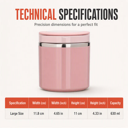 🎁2026 New Arrivals 50% OFF💥Winter Hot Sale❄️ Insulated Stainless Steel Lunch Box with Lid – Stackable Food Container🛡️❄️