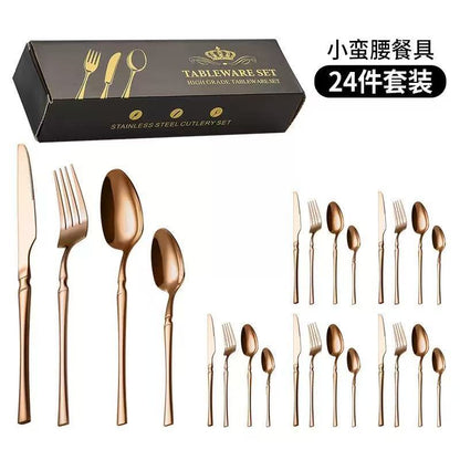 🍽️ LIMITED-TIME 50% OFF! ✨ 304 Stainless Steel Cutlery Set – Slim Elegant, Mirror Polished, Comfort Grip 🥂