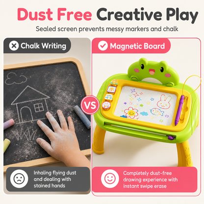 🎨 50% Off Now ✨ Kids Magnetic Drawing Board — Pen & 4 Stamps Included 📢
