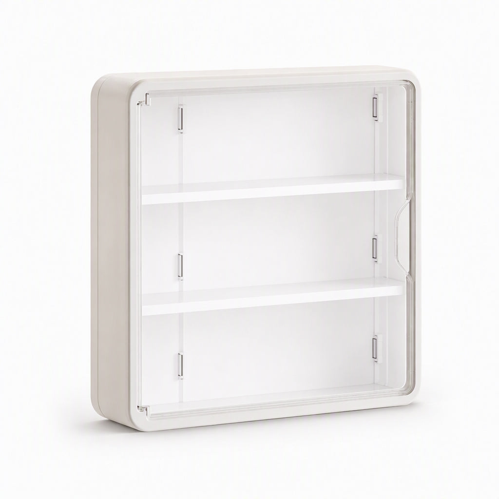 🧸 Wall-Mounted Blind Box Display Case: Clear Front, Magnetic Door, Adjustable Shelves