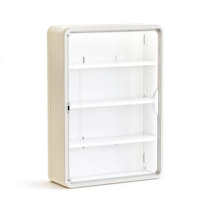 🧸 Wall-Mounted Blind Box Display Case: Clear Front, Magnetic Door, Adjustable Shelves