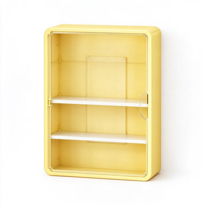 🧸 Wall-Mounted Blind Box Display Case: Clear Front, Magnetic Door, Adjustable Shelves