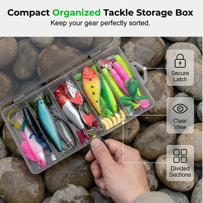 🔥 Fishing Lures Set with Box – Ready for Your Next Catch! ☀️🎣