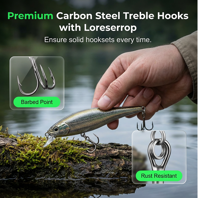 🔥 Fishing Lures Set with Box – Ready for Your Next Catch! ☀️🎣