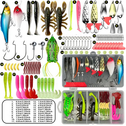 🔥 Fishing Lures Set with Box – Ready for Your Next Catch! ☀️🎣