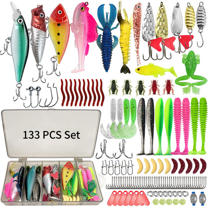 🔥 Fishing Lures Set with Box – Ready for Your Next Catch! ☀️🎣