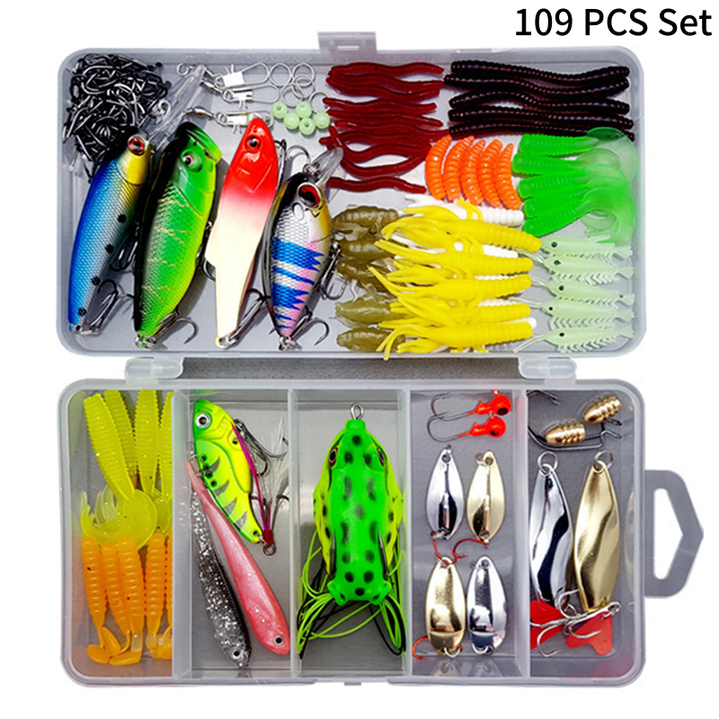 🔥 Fishing Lures Set with Box – Ready for Your Next Catch! ☀️🎣