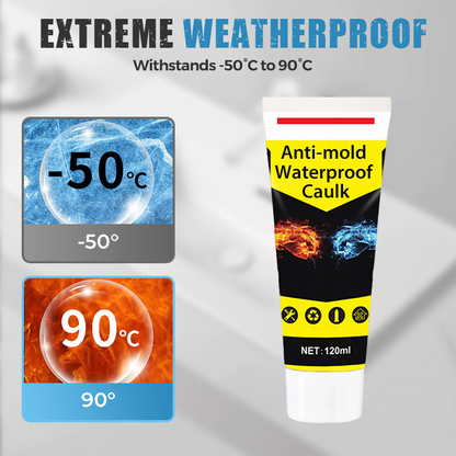 📢📢 50% OFF🏠Anti-Mold Waterproof Caulk Sealant – Mold-Resistant, Waterproof Sealing for Bathrooms & Kitchens
