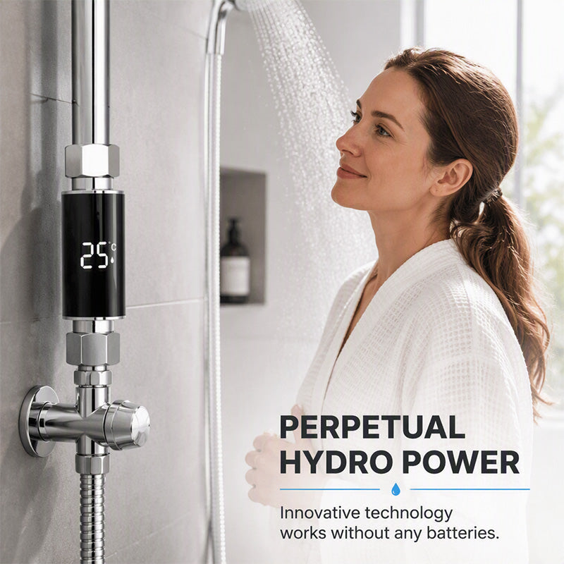 Universal LED Shower Temperature Monitor