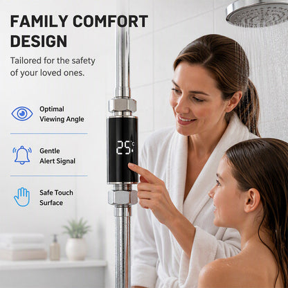 Universal LED Shower Temperature Monitor