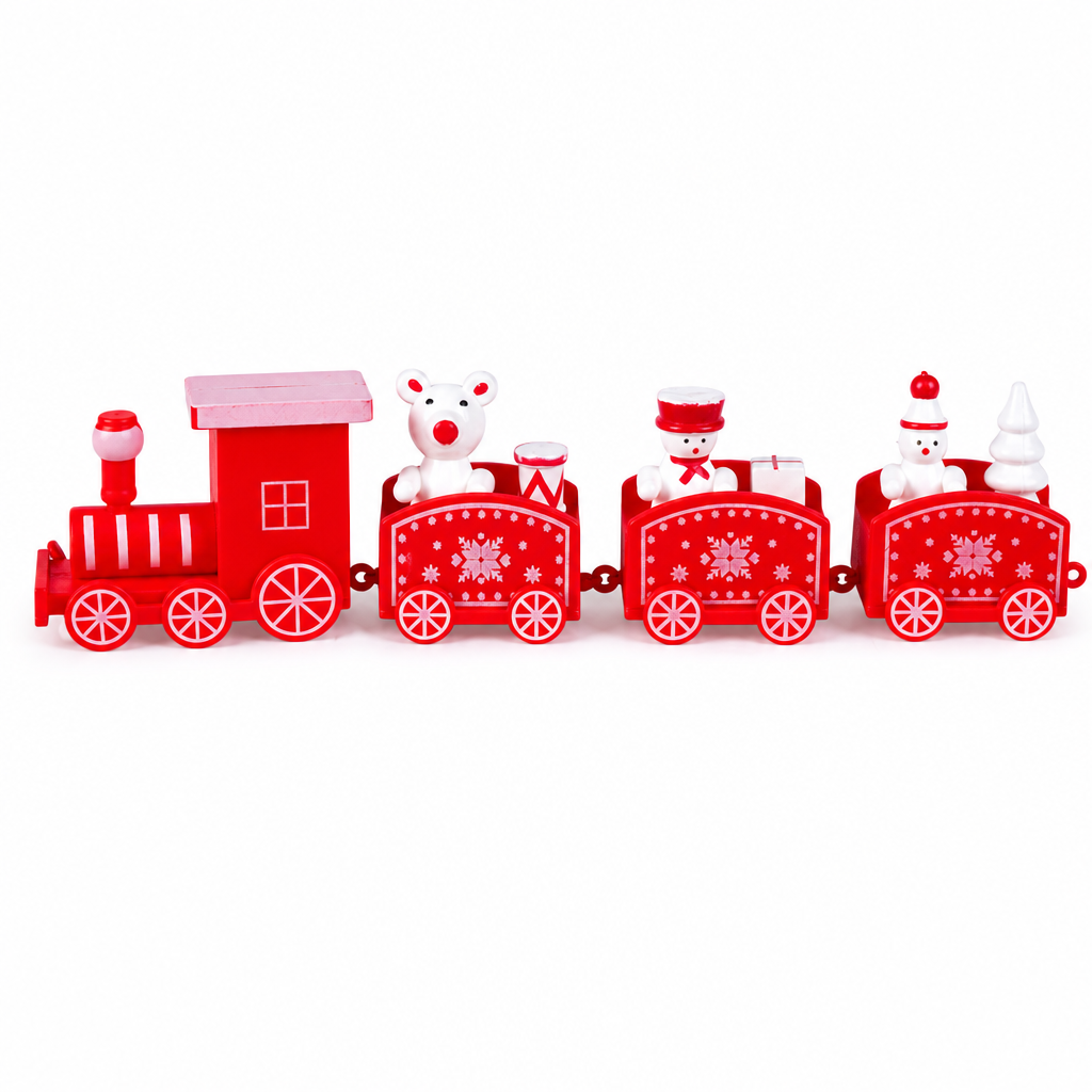 📢📢 49% OFF🎄Mini Christmas Train Ornament – Festive Tabletop Decor, Window Display & Cake Topper