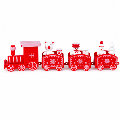 📢📢 49% OFF🎄Mini Christmas Train Ornament – Festive Tabletop Decor, Window Display & Cake Topper