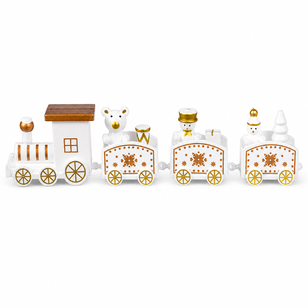 📢📢 49% OFF🎄Mini Christmas Train Ornament – Festive Tabletop Decor, Window Display & Cake Topper