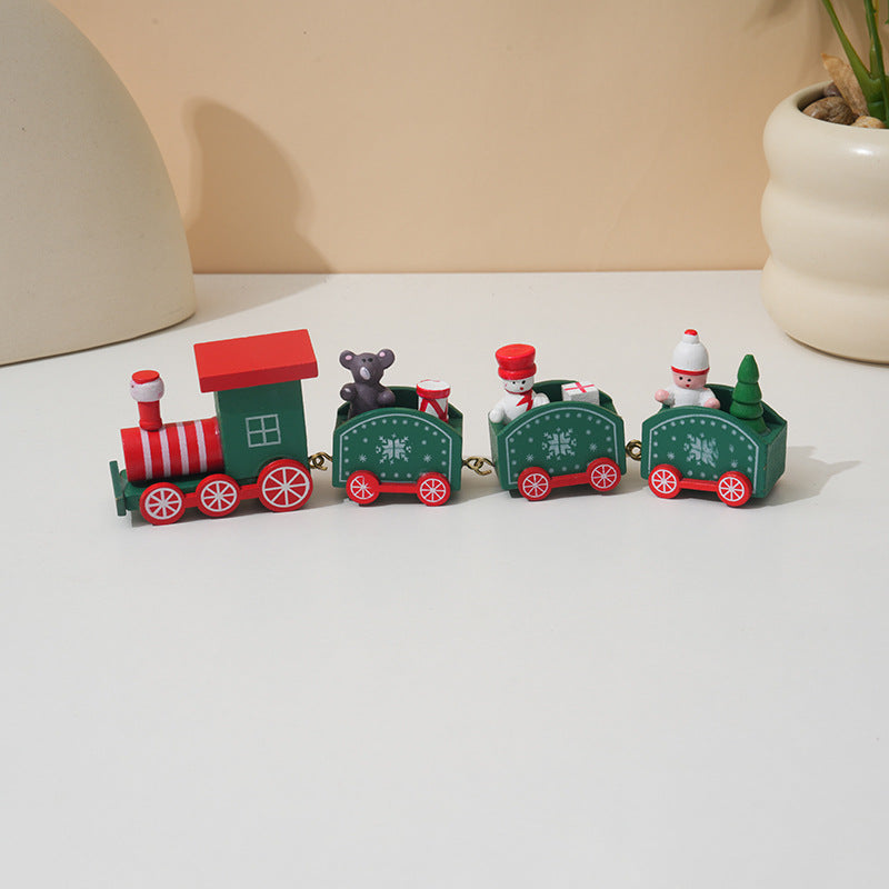 📢📢 49% OFF🎄Mini Christmas Train Ornament – Festive Tabletop Decor, Window Display & Cake Topper