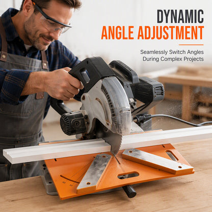 📢📢 50% OFF📐Precision Miter Cutting Guide – 45° & 90° Angles with Scale Markings for Door Frames and Wood Trim