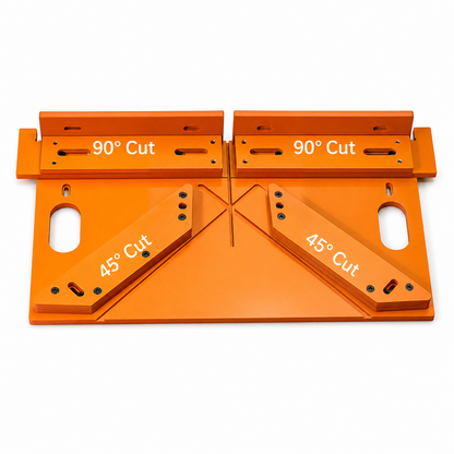 📢📢 50% OFF📐Precision Miter Cutting Guide – 45° & 90° Angles with Scale Markings for Door Frames and Wood Trim
