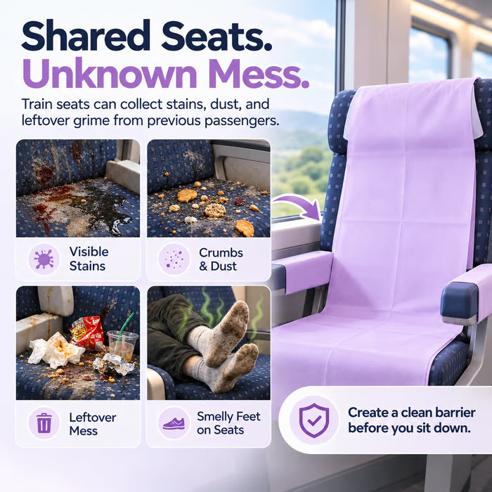 Disposable Train Seat Cover - Your Own Clean
