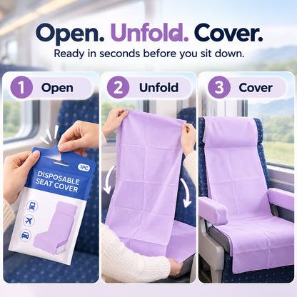 Disposable Train Seat Cover - Your Own Clean